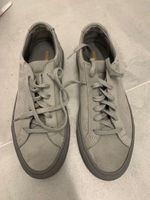Basquettes en cuir nubuck gris de Common Projects T36