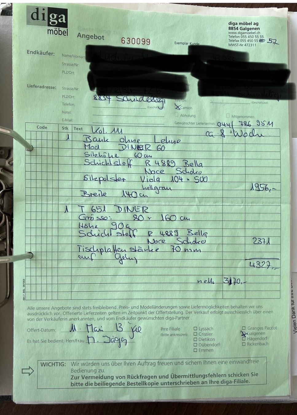 Tavoli: Solider Schreibtisch/ hoher Esstisch – Usato da Schindellegi venduto da SandraCH67 5