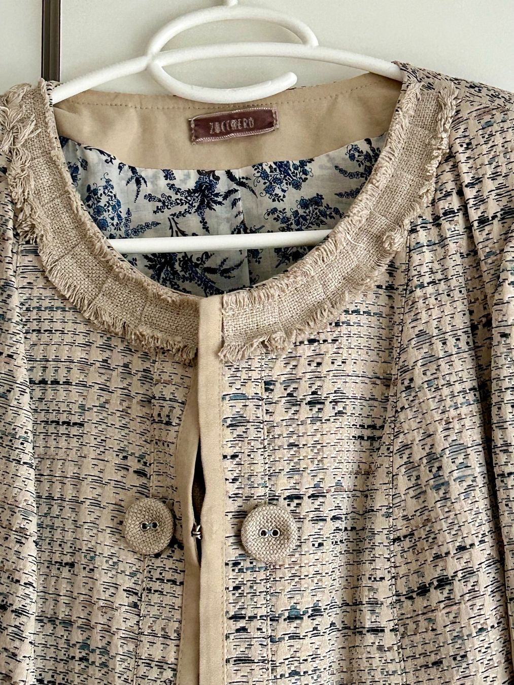 Jacken: Modischer cooler Blazer in Leinen und Baumwolle – Gebraucht aus Bern von Smile-2707