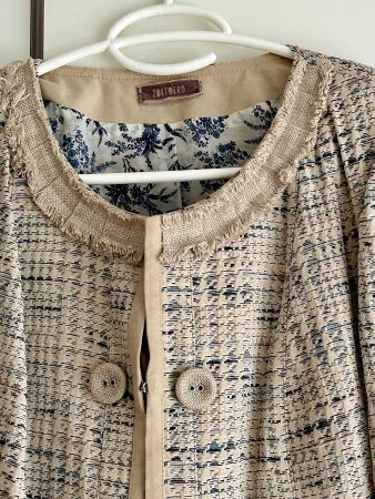 Modischer cooler Blazer in Leinen und Baumwolle