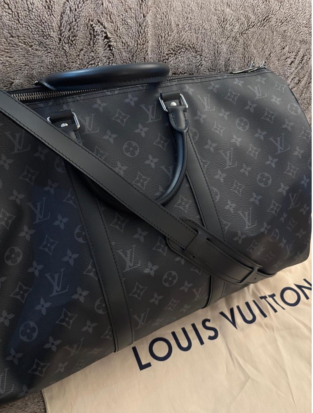 Louis Vuitton Sacs: ❤️ Louis Vuitton Keepall 50 Eclipse MNG – Neuf (Voir description) à Steinhausen par 2ndLove_Bag 6