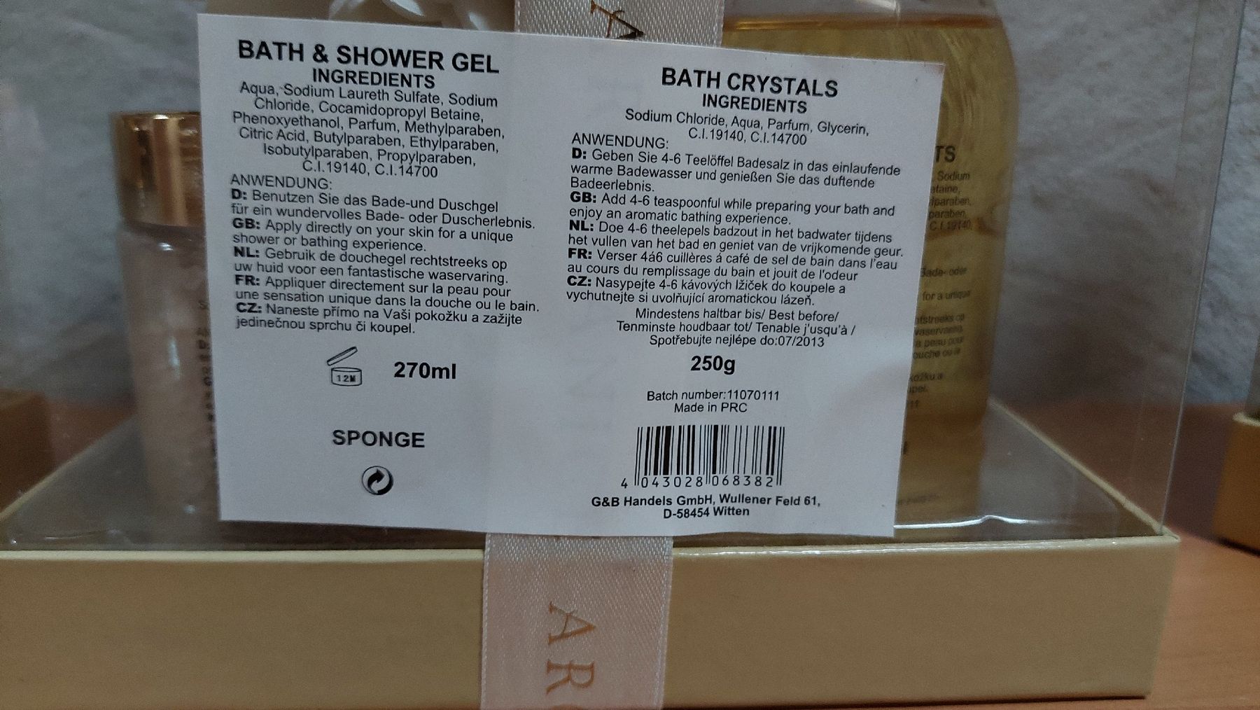 Altro per la cura del corpo: Lot de 3 coffrets de soin, liquidation boutique – Nuovo e nell'imballaggio originale da Marsens venduto da fakia 5