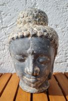 Buddha Kopf, aus Ton, für den Garten oder Balkon