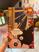 Tableau toile lapins Mimi Boom Roy Lichtenstein art