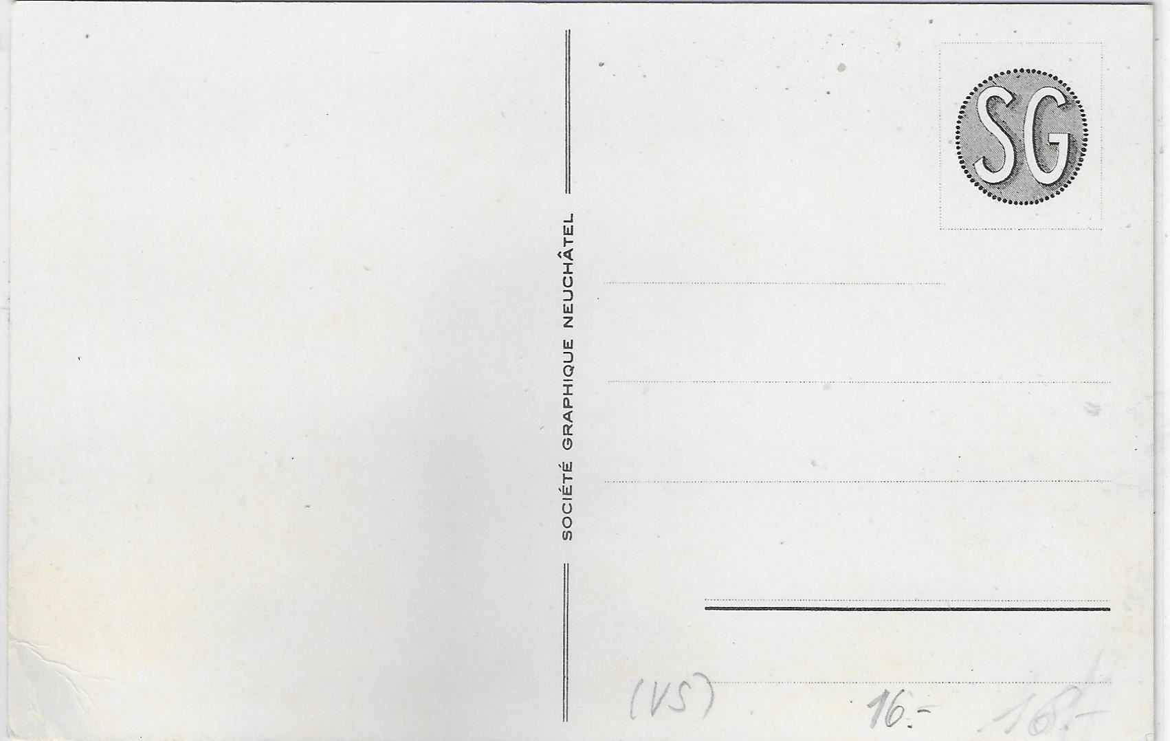 Cartoline postali: Saas-Fee - Generalansicht - Litho – Usato da Ettingen venduto da Kartenplanet 1