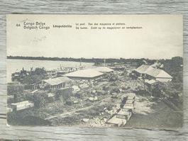 TR04 Carte Postale + Timbre Congo-Belge 1921