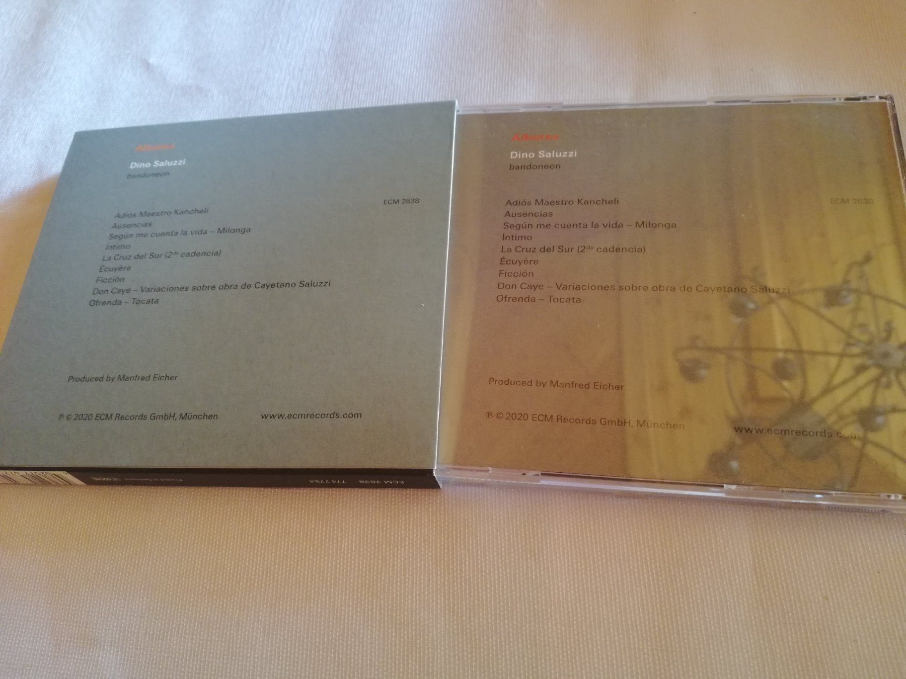 CD: DINO SALUZZI - ALBORES - ECM REC. – Usato da Bern venduto da Vinylsound.ch 1