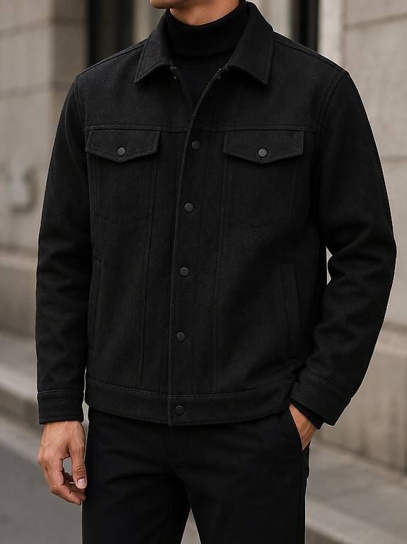 Vestes: Mens Casual Lapel Jacket - British Style – D'occasion à Basel par zga_cll9