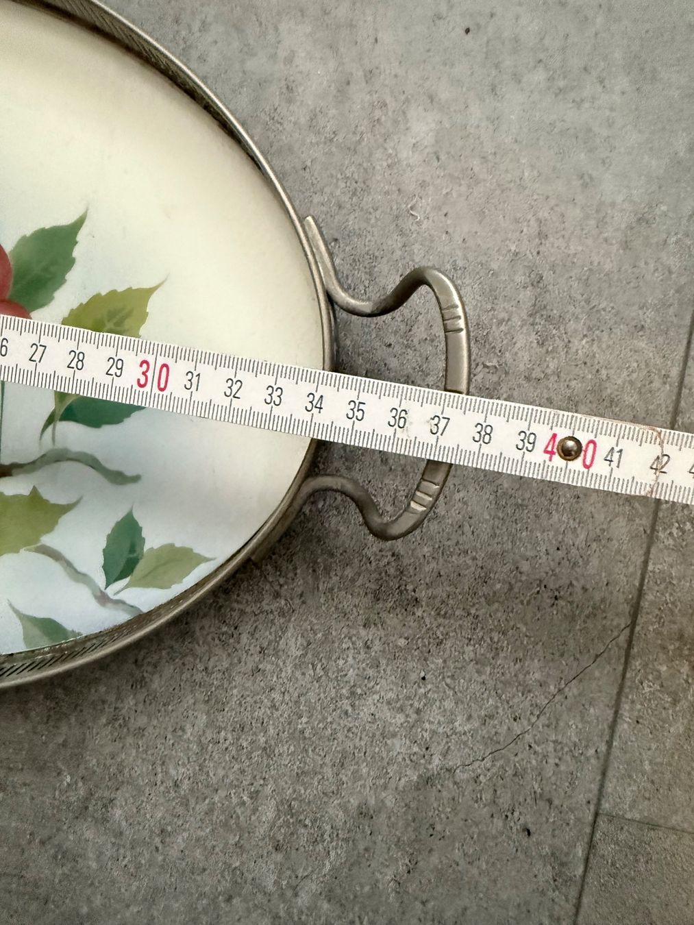 Piatti di portata: altes  Serviertablett maße 37cm x 24 cm – Usato da Buchs ZH venduto da Sten7 7