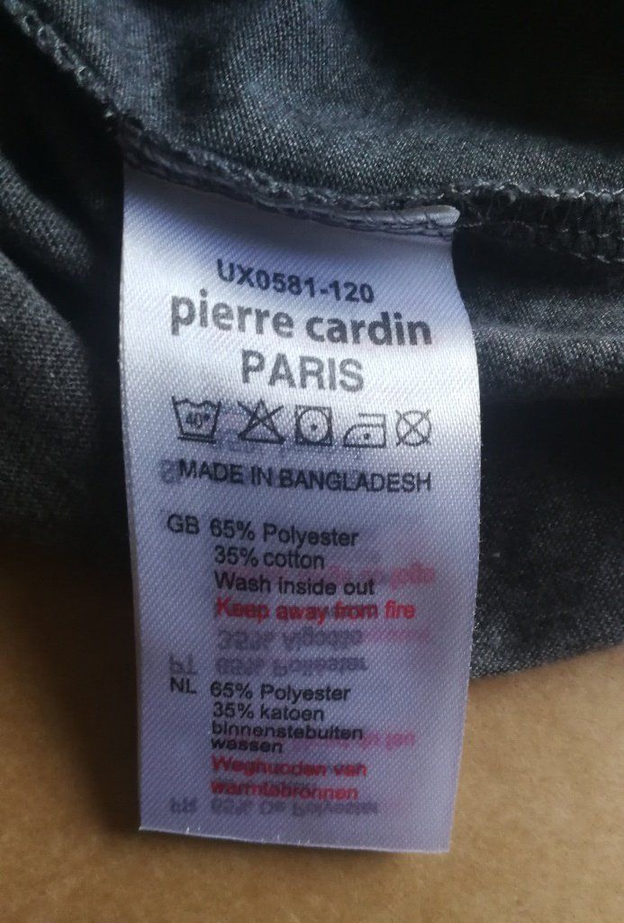T-shirt: Tshirt Pierre Cardin / grau / Grösse L – Usato da Goldau venduto da Ejidomar 7