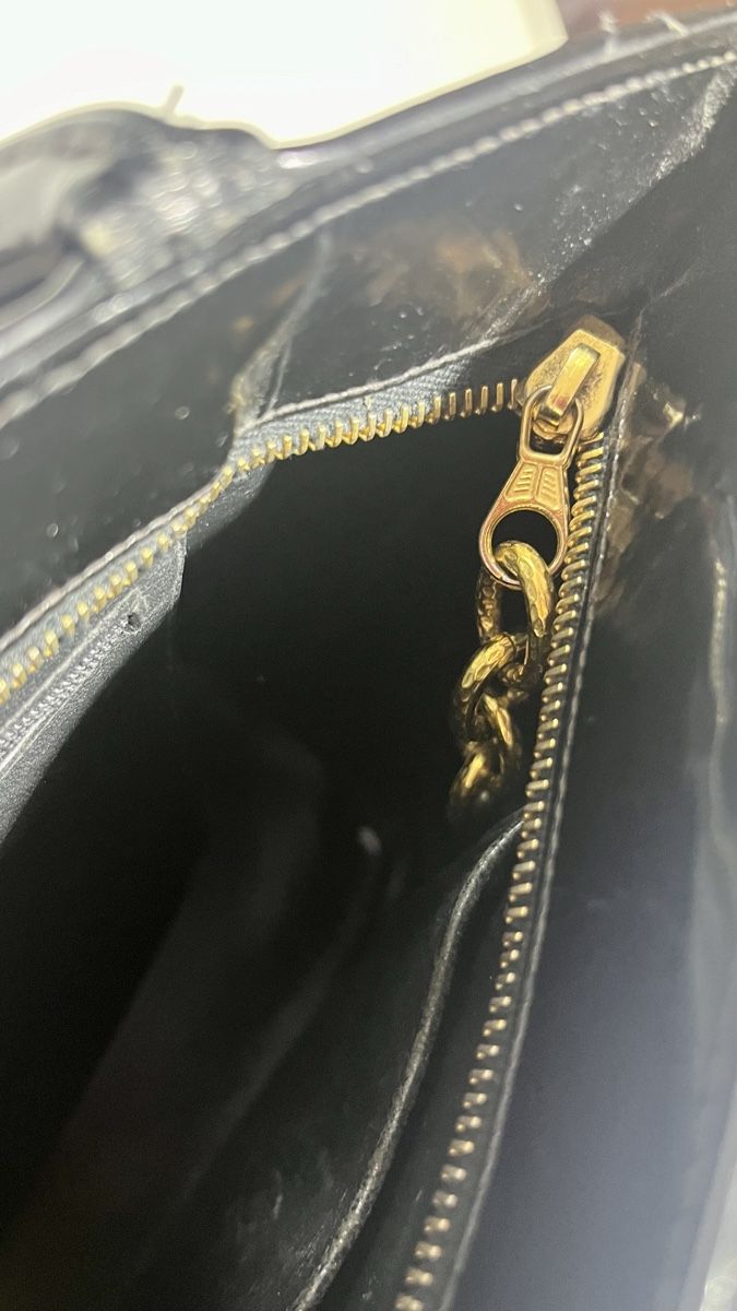 Chanel Borse da donna: Chanel Handtasche Lackleder schwarz – Usato da Basel venduto da marinaliane 4