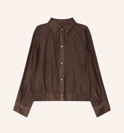 S. Oliver Blacklabel Bluse braun