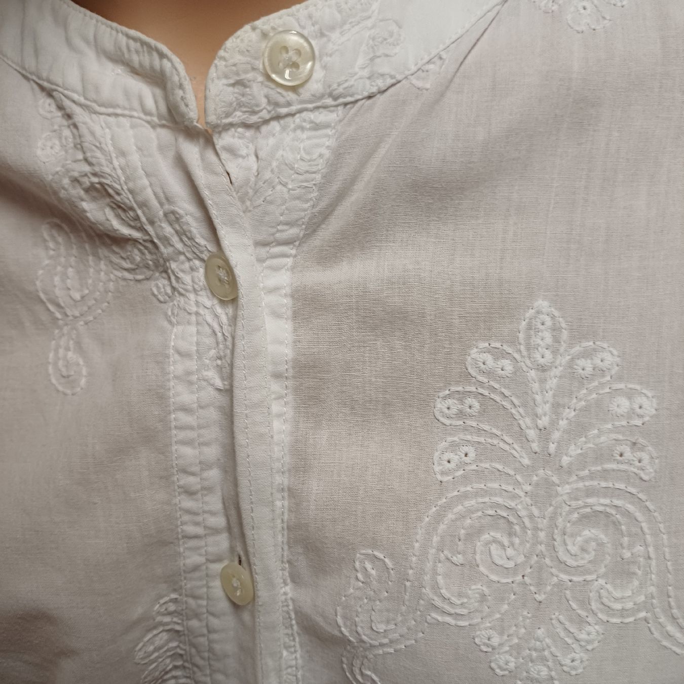 Blusen: weisse Bluse im L von 0039 Italy – Gebraucht aus Merenschwand von Brockinell 3