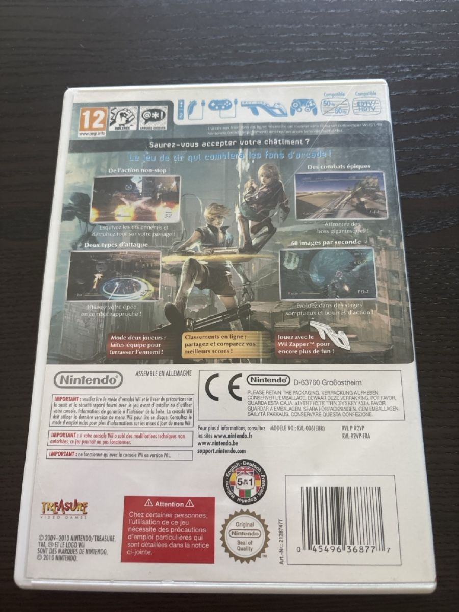 Nintendo Giochi: Jeu Retro Sin and Punishment Nintendo Wii – Usato da Meyrin venduto da did_bqr5 1