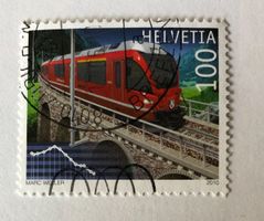 Nr.1350 Stempel 100 Jahre Berninalinie 2010   