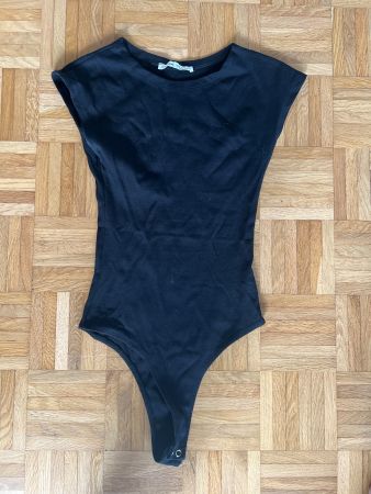 Body noir sans manches XS