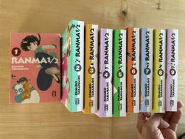 Ranma 1/2 Manga Band 1-9 guter Zustand