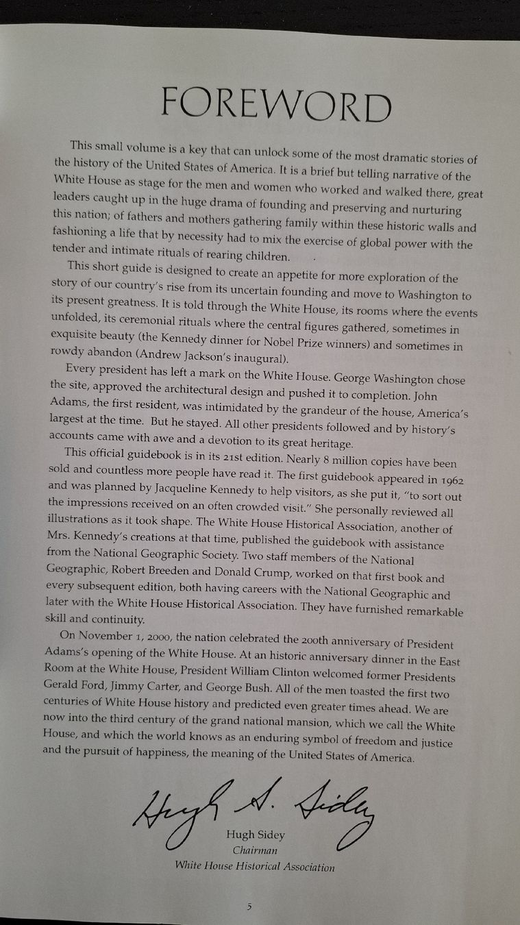 Libri: THE WHITE HOUSE•An Historic Guide – Usato da Ottenbach venduto da Rasenmaeeher 4
