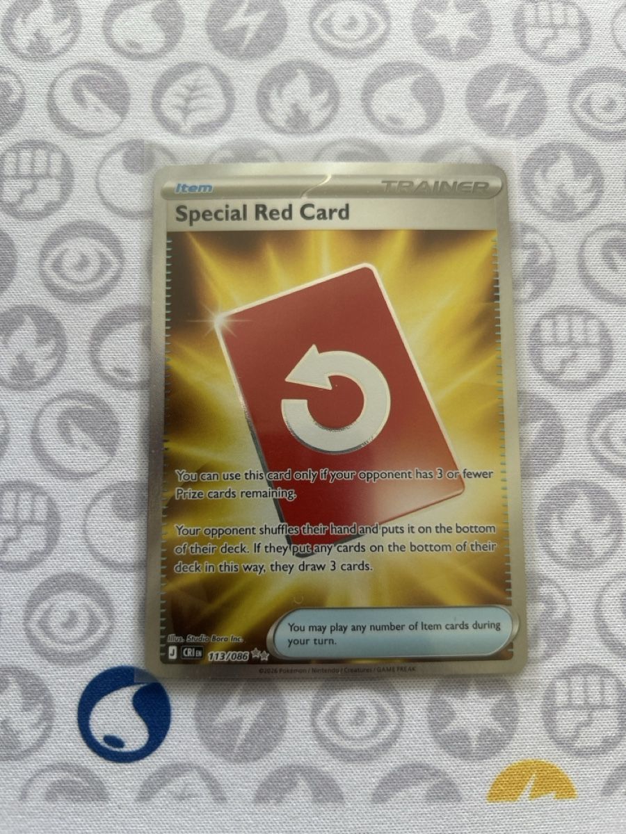 Pokémon Sammelbilder & Trading cards: Special Red card 113/086 – Neu (gemäss Beschreibung) aus Zürich von AinzCHF