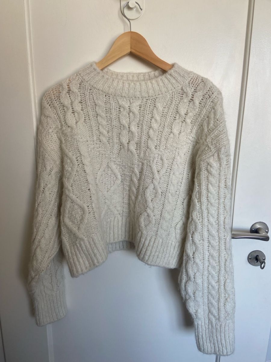 Mango Pullover & Sweatshirts: Strickpullover weiss – Gebraucht aus Zürich von celine.leandra