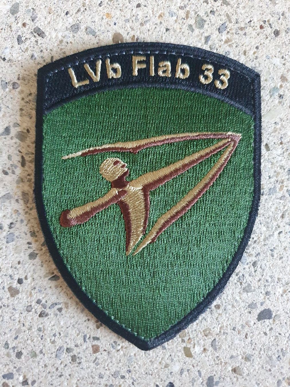 Placchette & Badge: Badge LVb Flab 33 mit klett – Nuovo e nell'imballaggio originale da Riedholz venduto da fr_sIruP