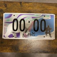 🇨🇦 Autoschild - Nunavut 00 00 Muster - Kanada
