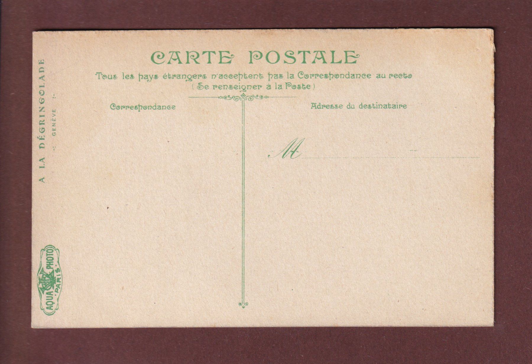 Cartoline postali: GENEVE - Parc Mon Repos – Usato da Pully venduto da nicecards 1