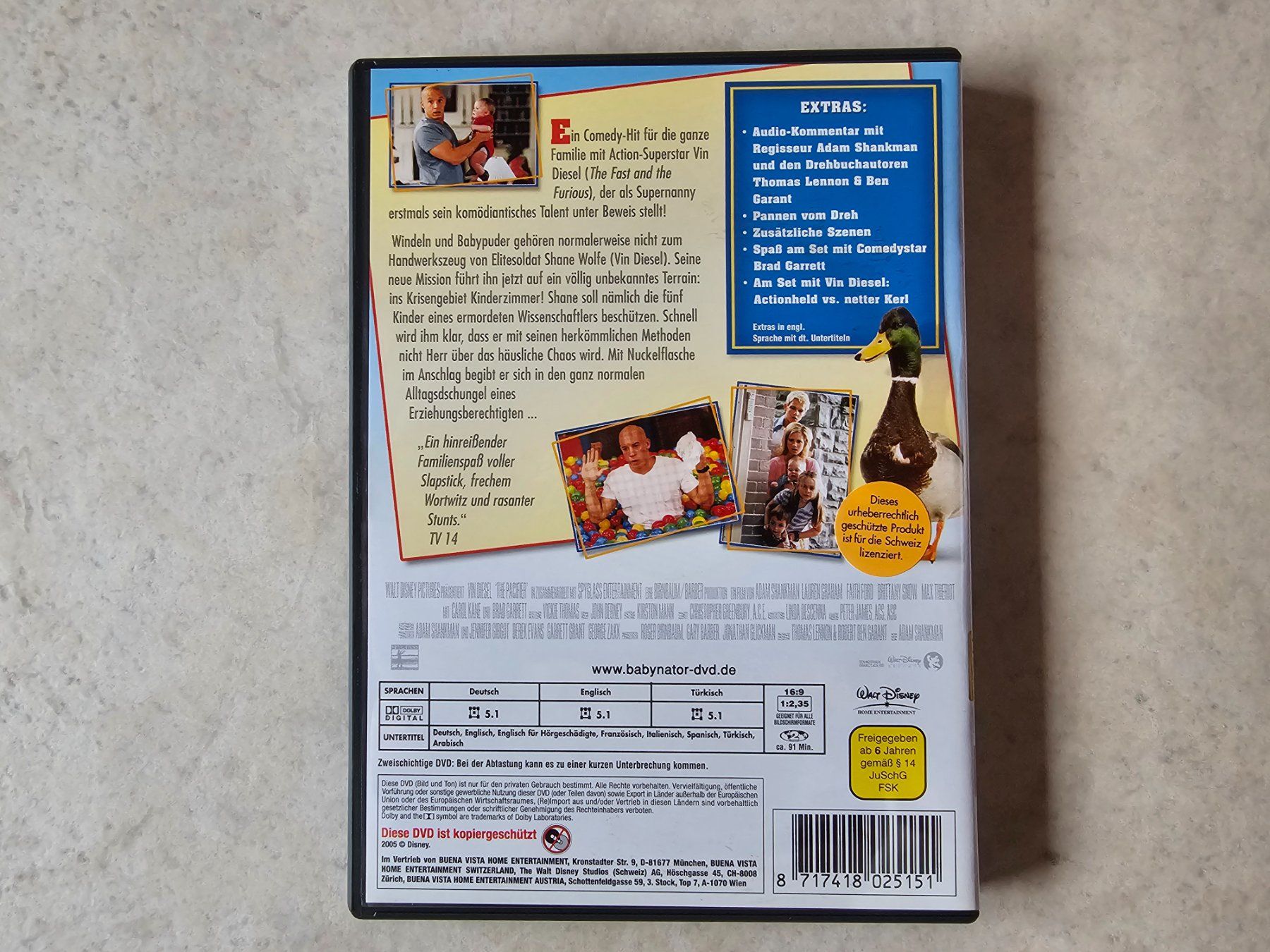 Tutti i DVDs: Der Babynator       (Vin Diesel) – Usato da Schneisingen venduto da backstore24 1