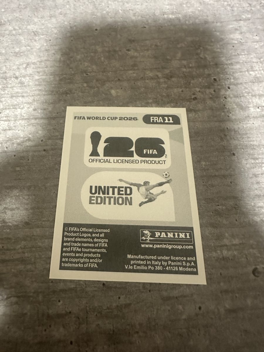 Panini Carte collezionabili: FRA 11 , FIFA WORLD CUP 2026 PANINI  – Nuovo (secondo la descrizione) da Frauenfeld venduto da 1PegPeg1 1