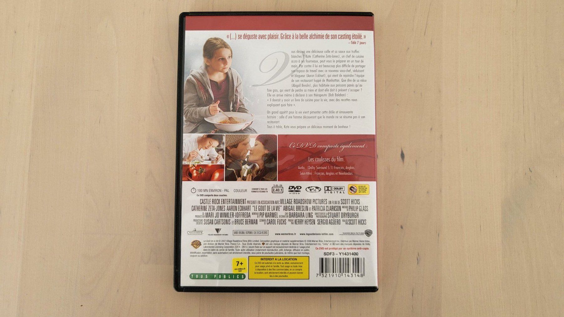 Tutti i DVDs: DVD Le Goût de la Vie version FR – Usato da Riddes venduto da Grumpyrelie 2