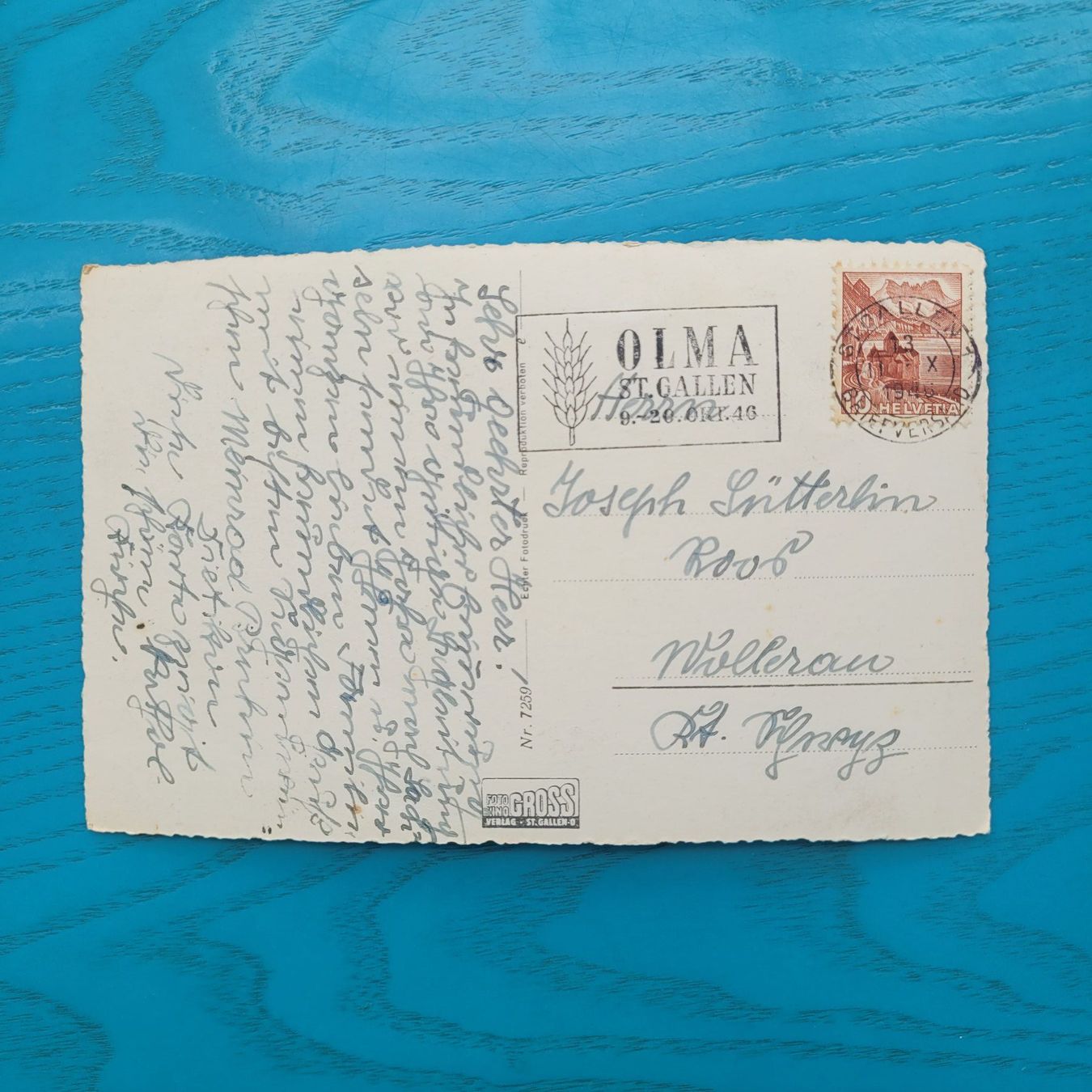 Cartoline postali: Frauenfeld Kasernenplatz  gelaufen 1946 – Usato da SCHÜBELBACH venduto da CoKaHa 1