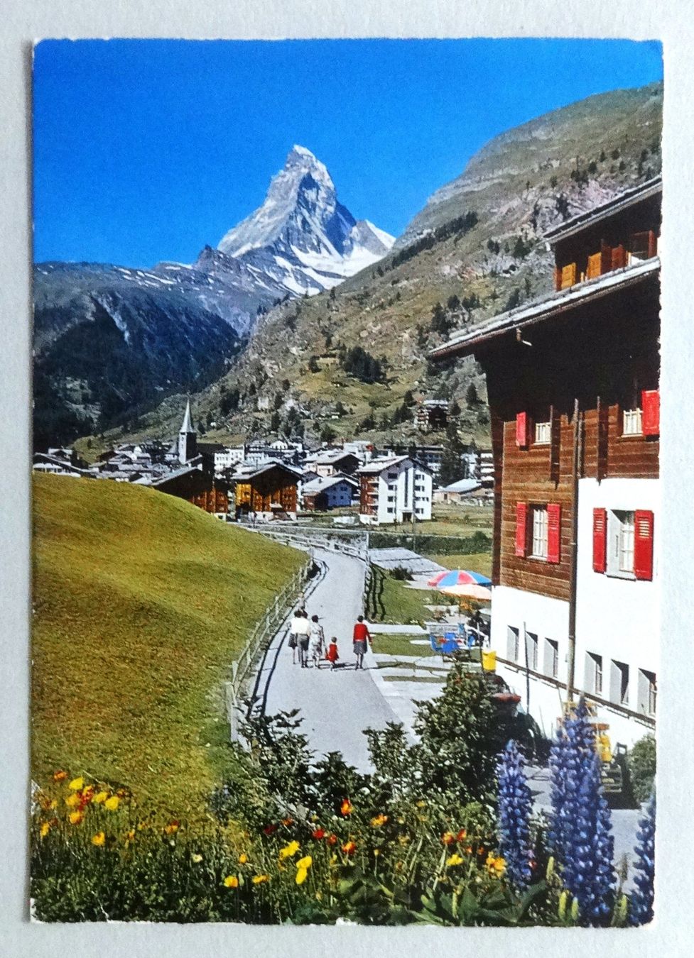 Ansichtskarten: Zermatt mit Matterhorn – Gebraucht aus Fétigny von Billy2miny