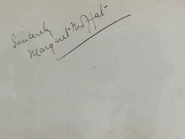 Margaret Moffat (1883-1942) Schauspielerin - Autogramm