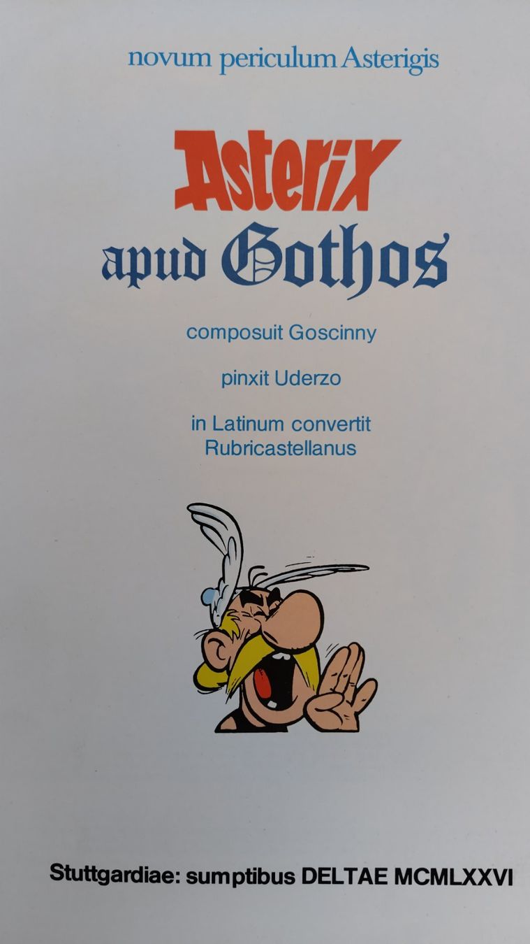 Comics: Asterix apud Gothos / Lateinisch / Hardcover ab Fr. 8.- – Gebraucht aus Bellach von JingleJerry 2