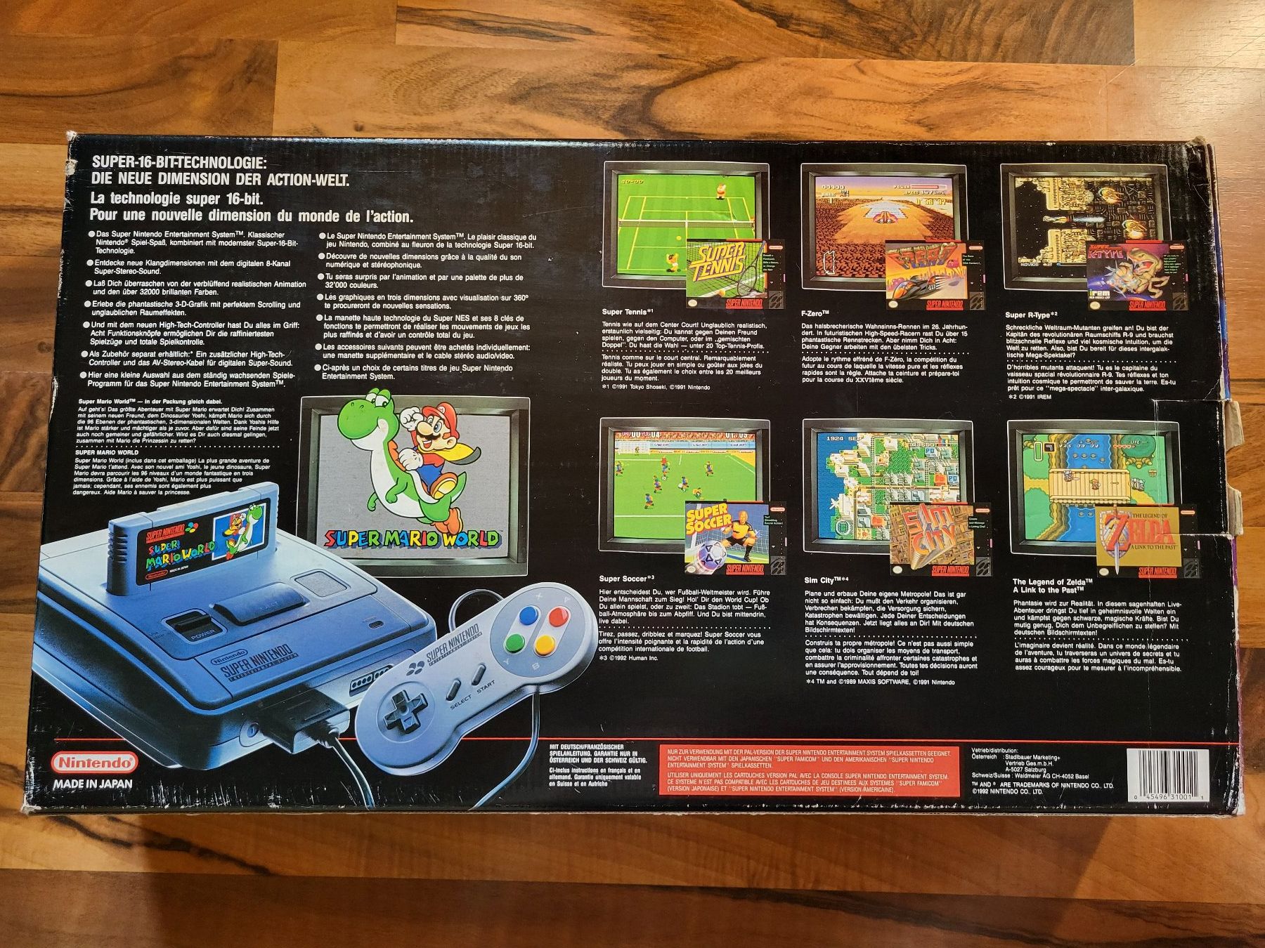 Nintendo Konsolen: SNES OVP mit 3 Games – Gebraucht aus Gossau SG von Bonitoflocken 3