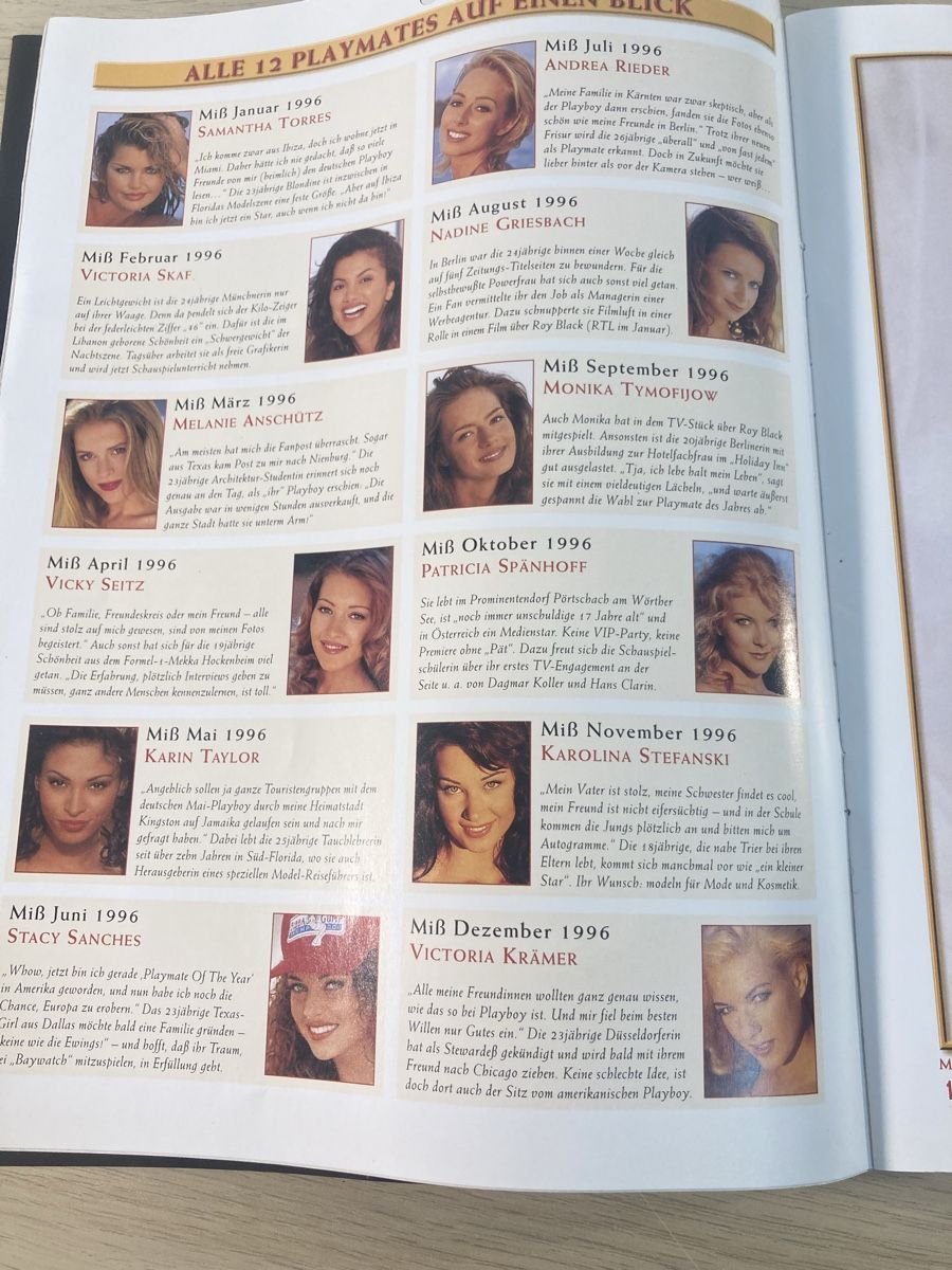 Riviste & Magazine: Playboy 1997 mit Playmate Kalender – Usato da Aarwangen venduto da to-hirschi 4