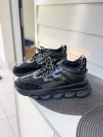 Versace Chain Reaction Baskets Noir Taille 43 Occasion