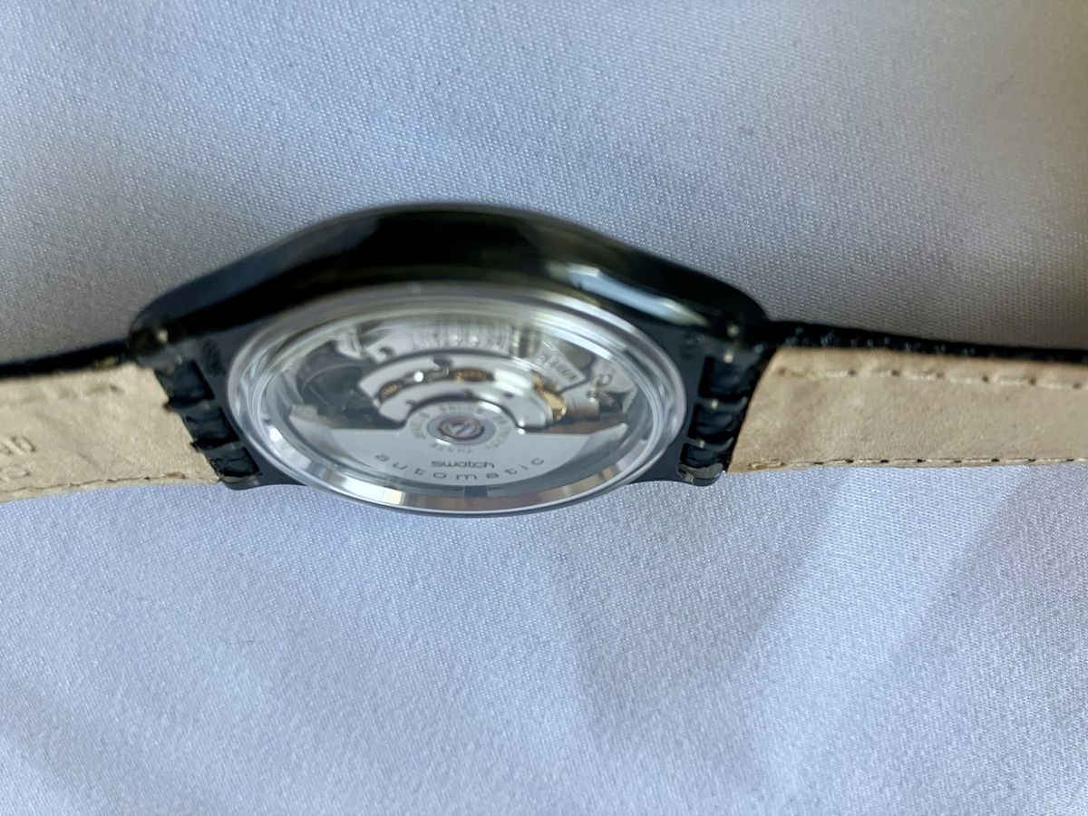 Swatch Uhren: Wunderschöne ungetragene Swatch Automatic, Fullset, 1992  – Neu und originalverpackt aus Andwil SG von Kaltbrunner 4
