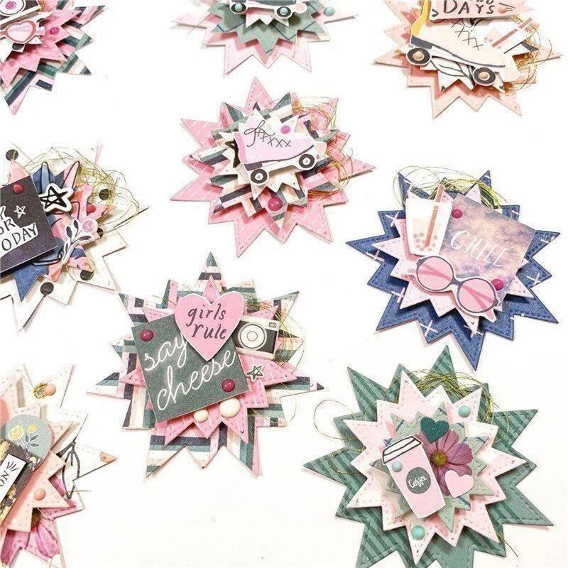 Schablonen: STERN BLUME 4-TEILIG STANZSCHABLONE – Neu und originalverpackt aus Affoltern am Albis von scrapbooking 2