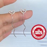 18k vergoldet Süsse Sterling Silber Ohrringe 925 Herz