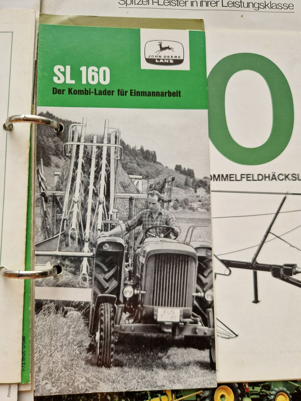John Deere Trattori: Original John Deere Oldtimer Landmaschinen Prospekte – Usato da Dürnten venduto da Bachtel84 1