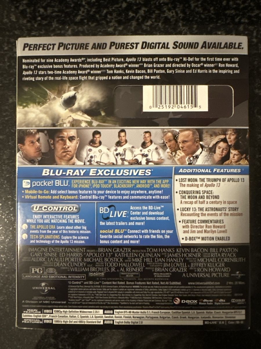 Tutti i DVDs: Apollo 13 - Blu-ray - Tom Hanks – Usato da Brügg BE venduto da Priceator 1