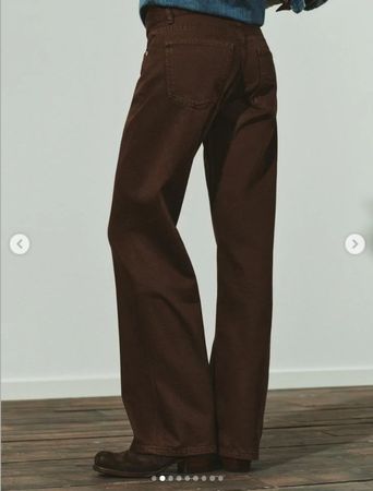 ZARA Wide Leg Jeans braun Gr.38 NEU Fr.59.90