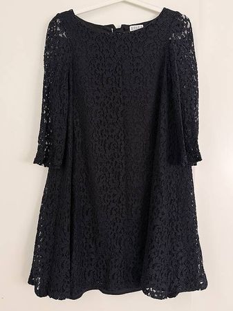 Robe dentelle bleu marine Claudie Pierlot