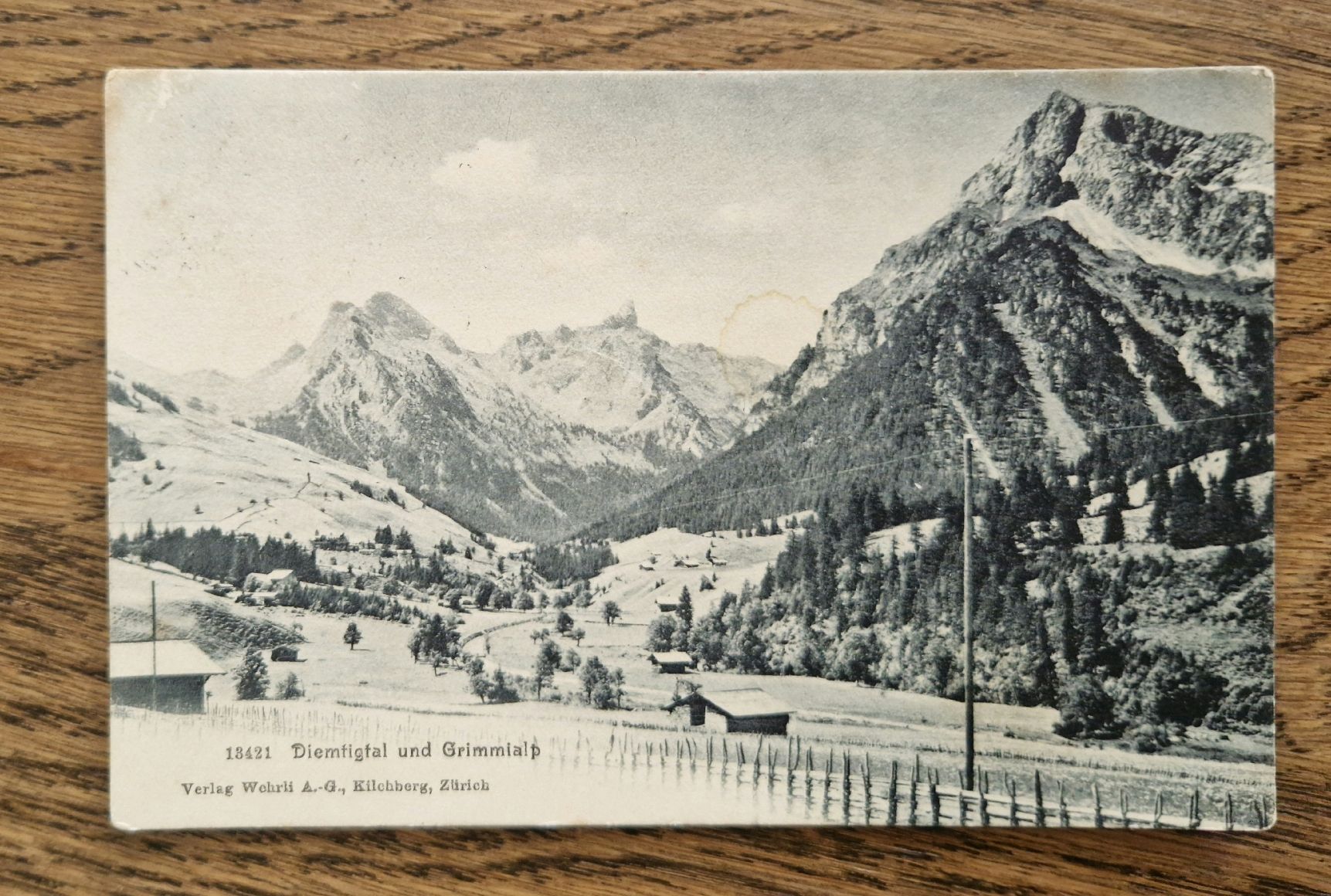 Cartoline postali: Diemtigtal, Grimalp 1912 – Usato da Ebikon venduto da Donar50