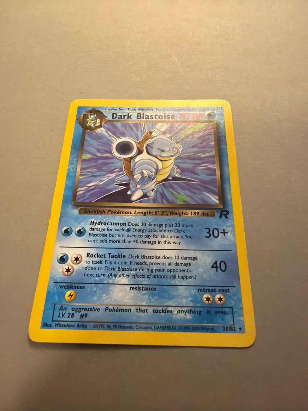 Pokémon Cartes à collectionner: Dark Blastoise / Turtok - Team Rocket – D'occasion à Kehrsatz par Riyouu 2