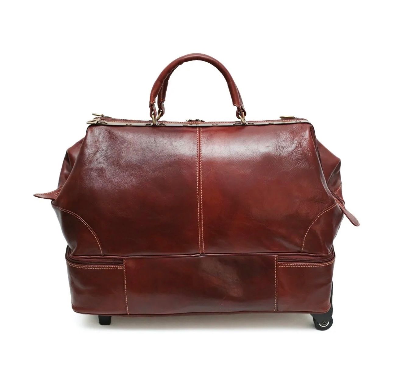 Valigie & Borse: Leder Trolley Tasche Diligenza - Farbe: Braun – Nuovo e nell'imballaggio originale da Wittenbach venduto da WWW.DRILUBAGS.CH 7