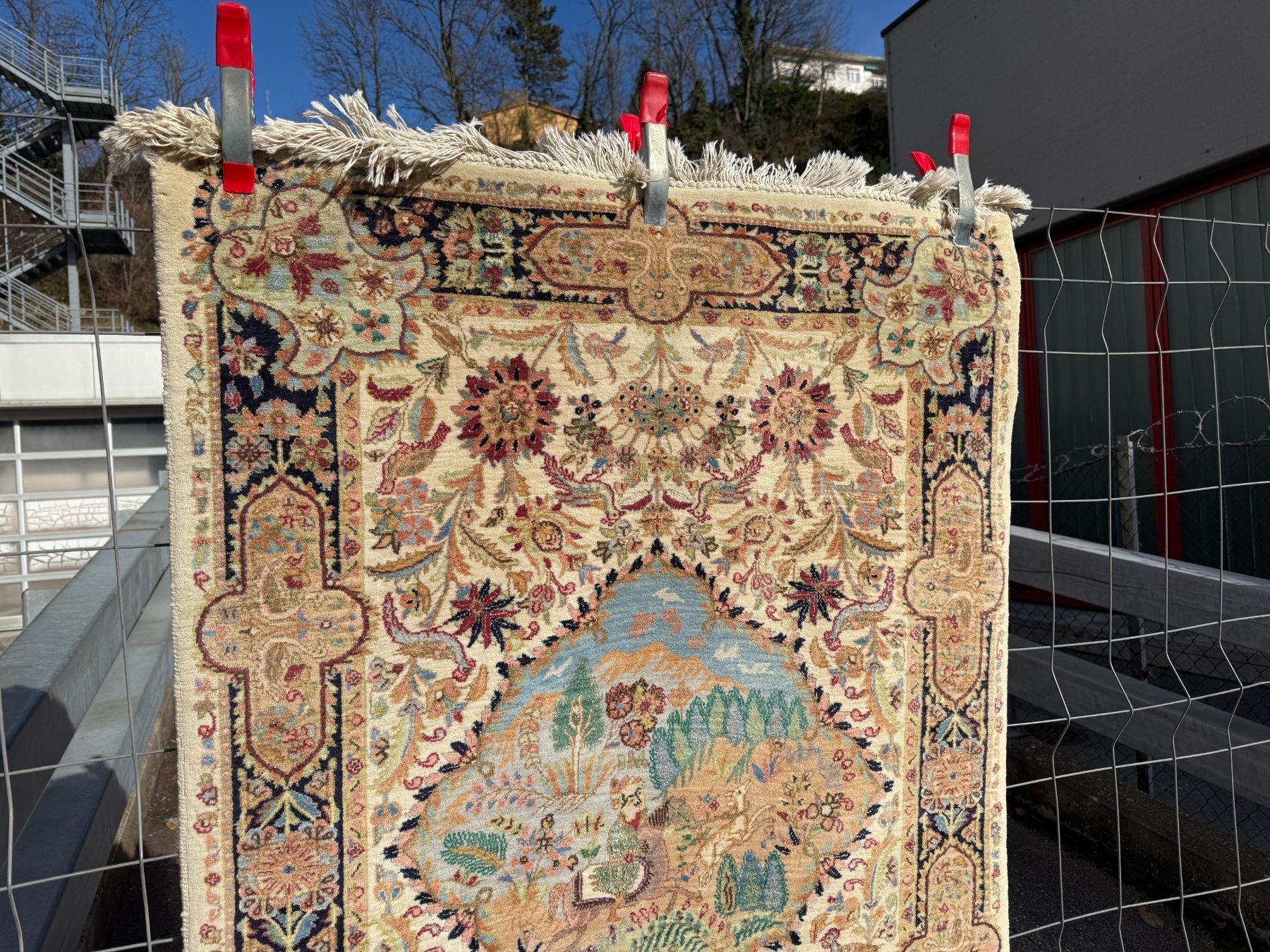 Tappeti: Tabriz Tabatabai mit Seide Teppich 140x98cm sauber – Usato da Vacallo venduto da cri_229f 2