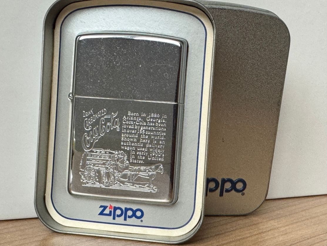 Zippo Feuerzeuge: Zippo Lighter Coca Cola graviert – Neu und originalverpackt aus Wettingen von Cyprus_one