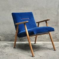 Fauteuils en bois de hêtre,  couleur du tissu à choix